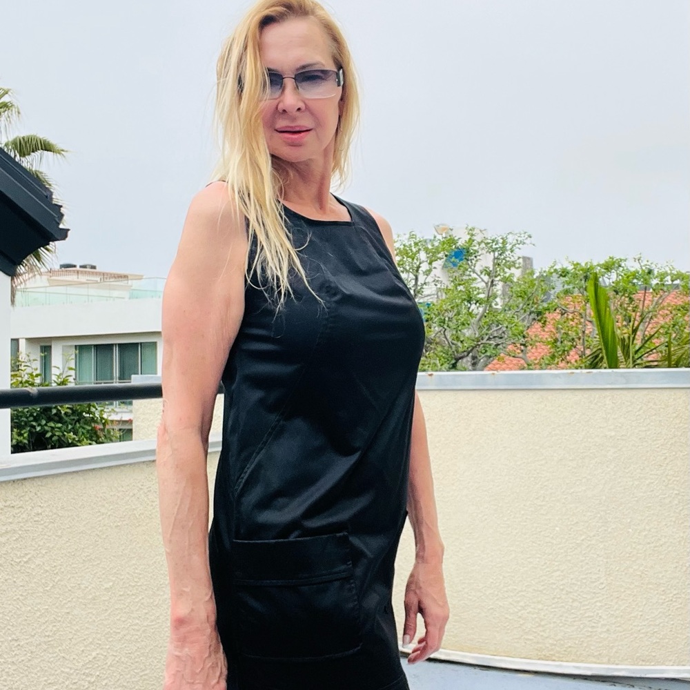 Fillmore Mini Black Dress, lined